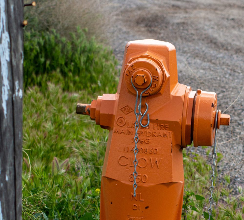 Orange Fire Hydrant