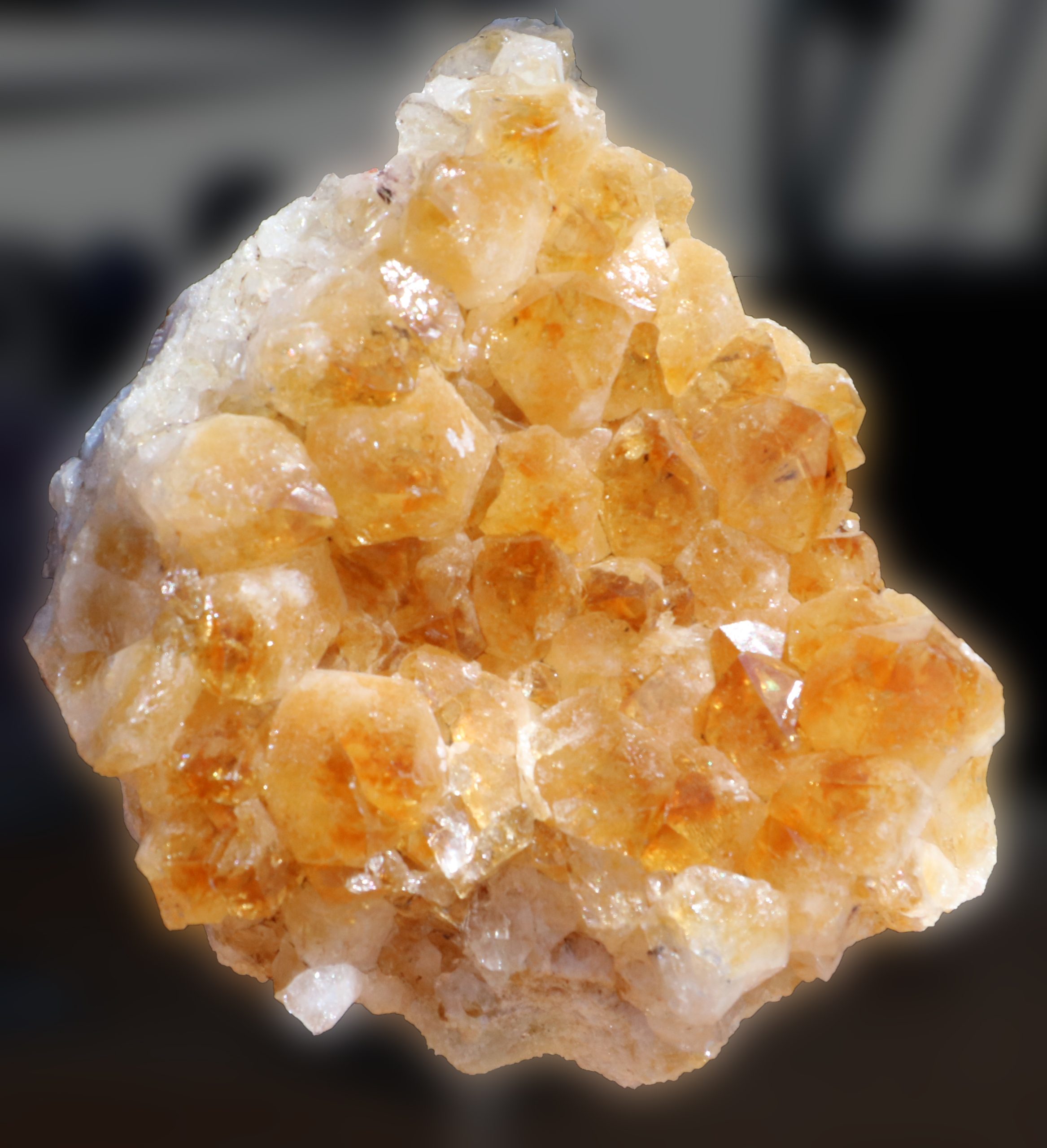 Natural Smoky Citrine on Matrix (9)
