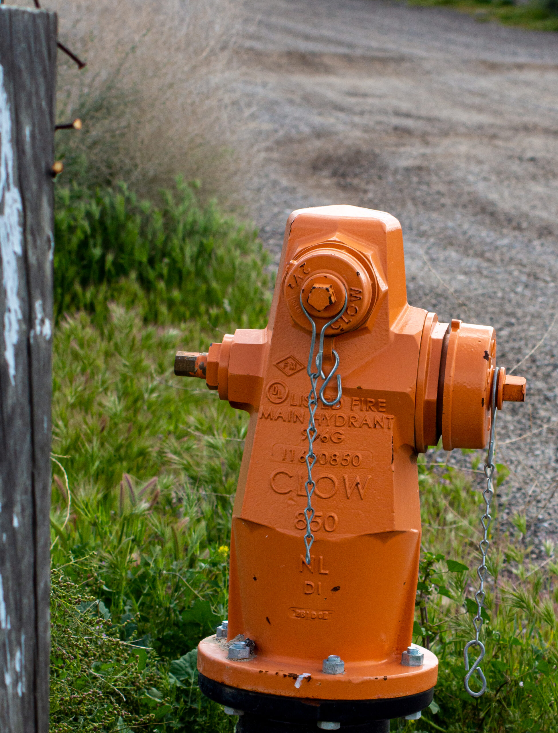Orange Fire Hydrant